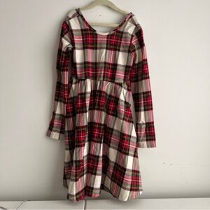 Hanna Andersson Red and White Plaid Holiday Christmas Dress